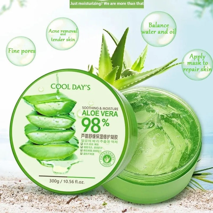 Transforma Tu Piel con el Poder del Aloe Vera al 98% ¡La hidratación natural para tu piel!