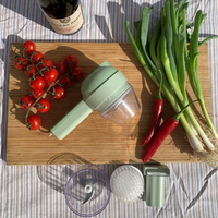 Simplifica tu Cocina con el Cortador de Verduras Eléctrico 4 en 1