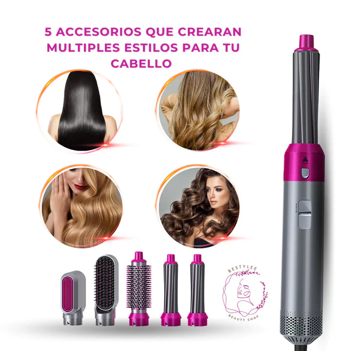 Cepillo Para Cabello 5 Funciones En 1