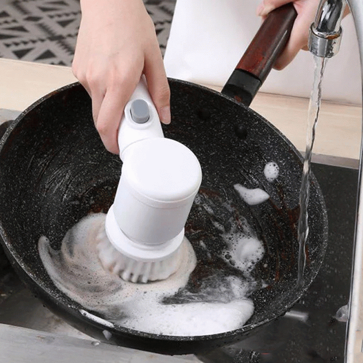 Despídete del Lavado Manual de Platos: Cepillo Eléctrico para una Limpieza Sin Esfuerzo